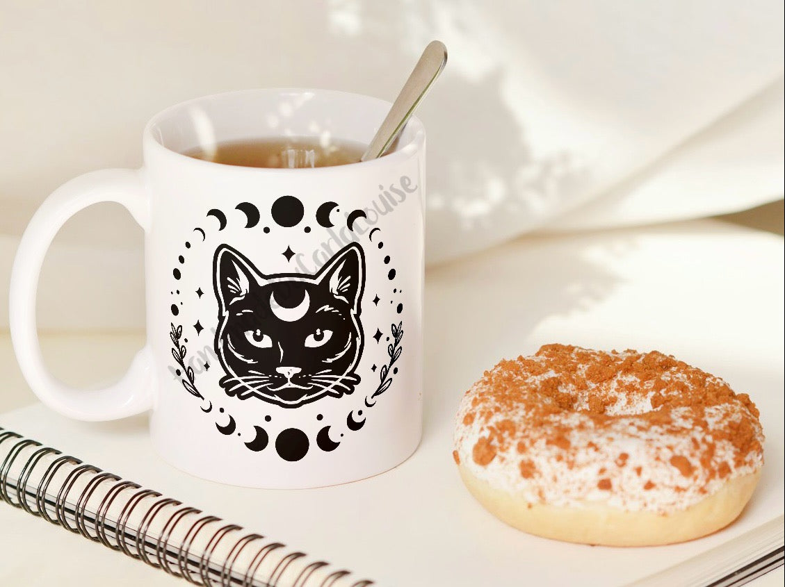 Cat Moon Mug