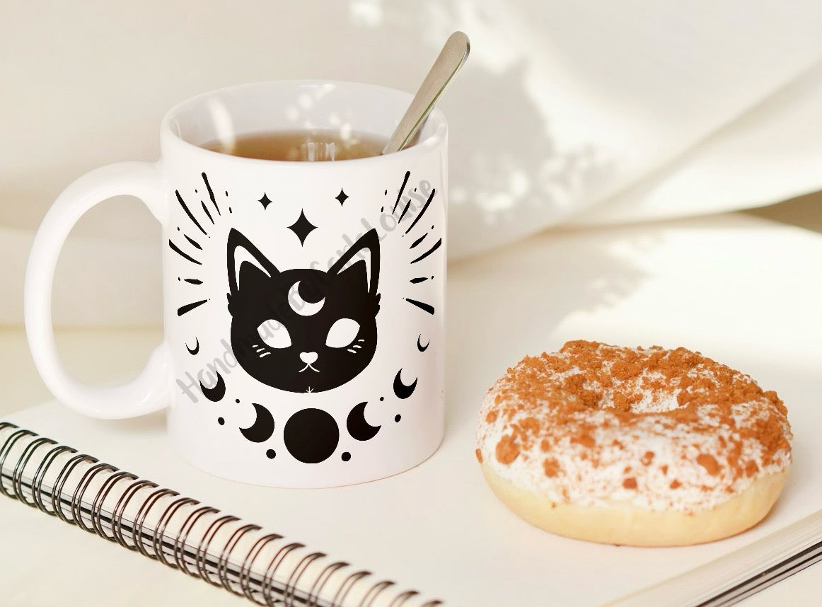 Cat Moon Mug