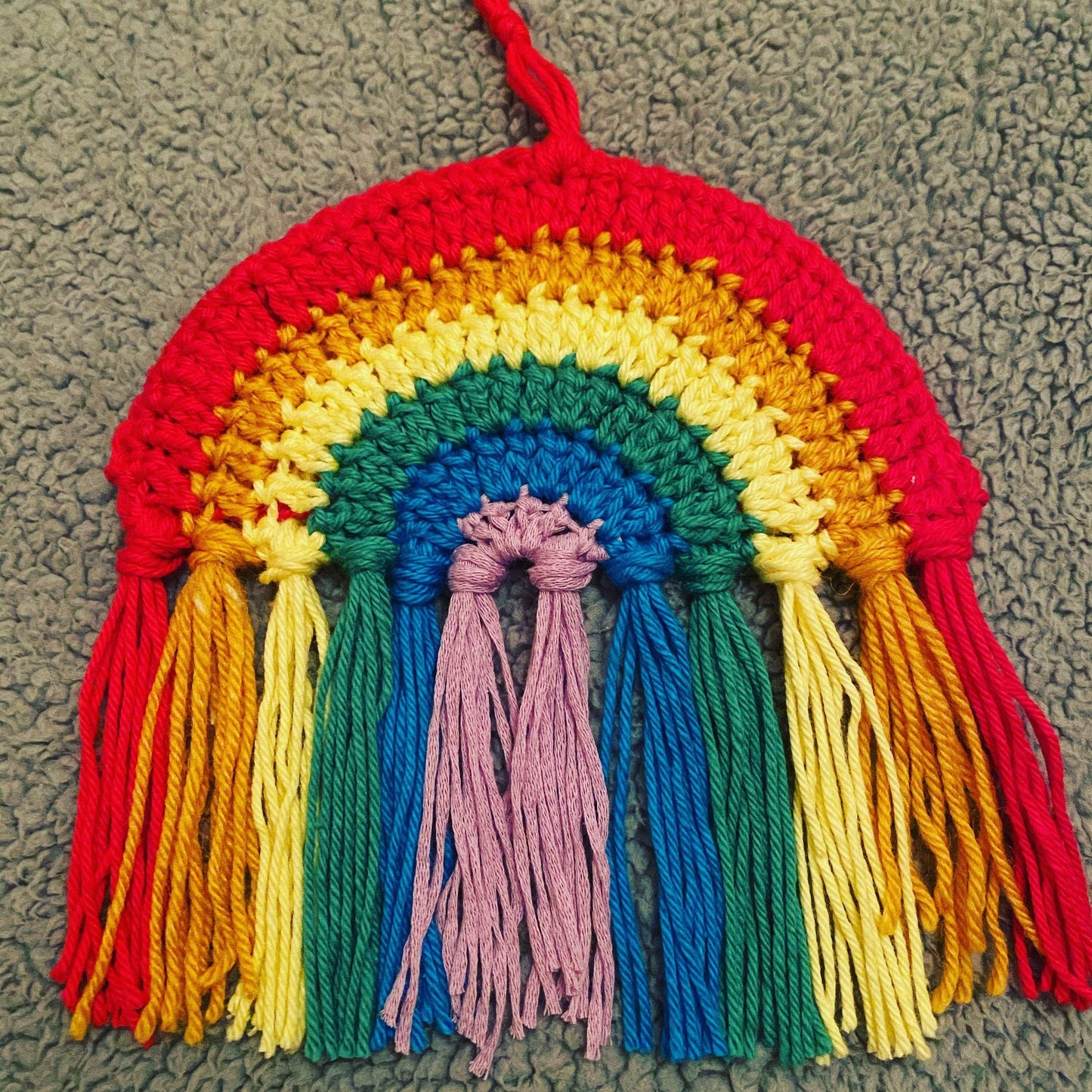 Rainbow hanging