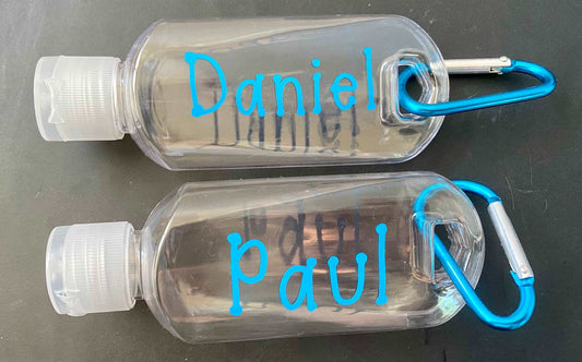 Personalised 50ml bottles