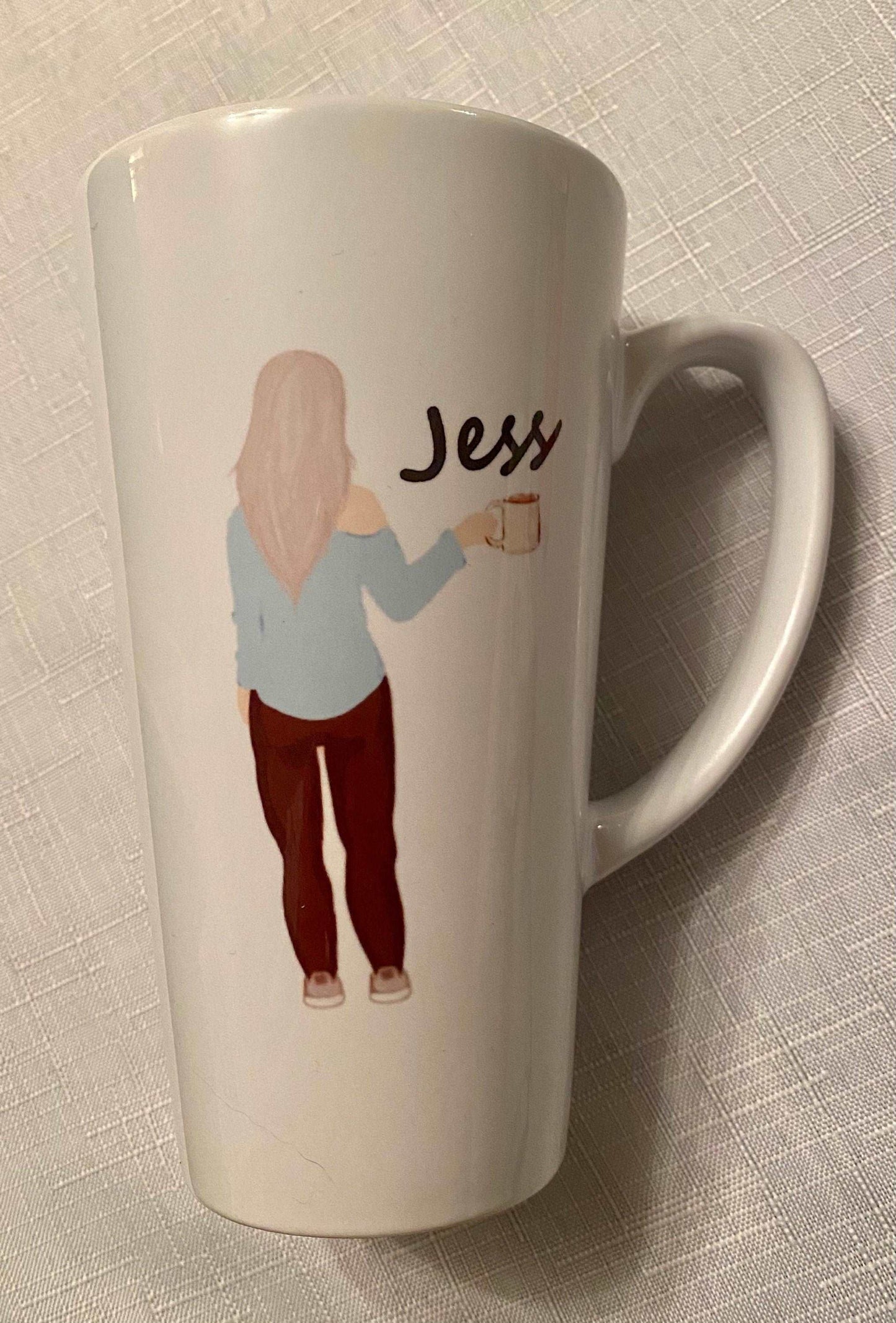 Personalised Tall Latte Mug