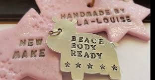 Beach Body Ready Keyring