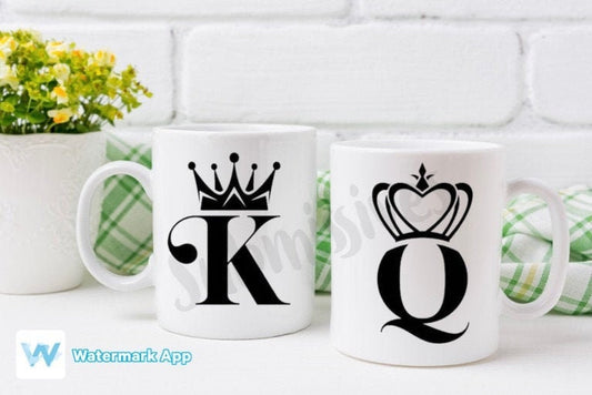 King and Queen Mugs