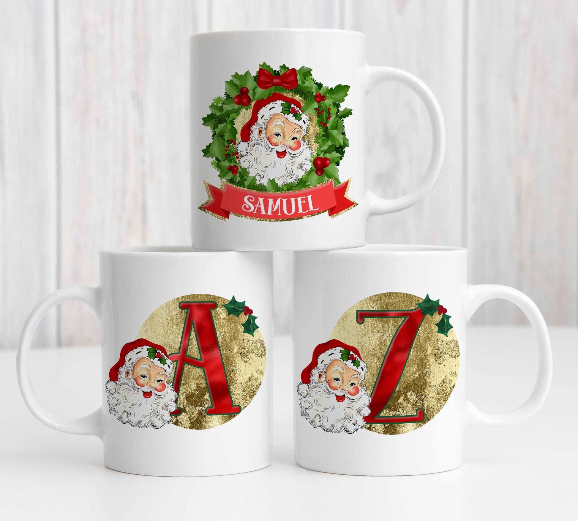 Vintage Santa mug