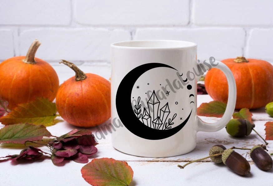 Crystal Moon Celestial Mug