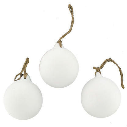 Ceramic baubles