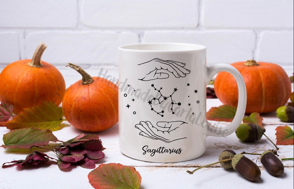 Zodiac Hands Celestial Mug